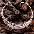 String Silver Choker